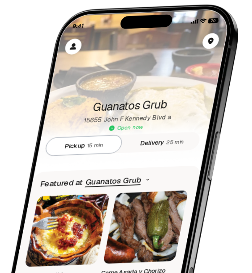 Guanatos Grub app preview