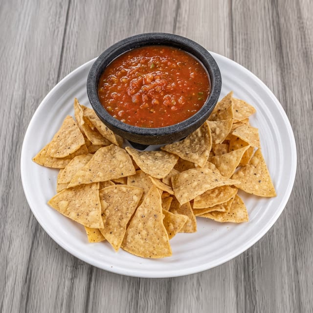 Homemade Chips and Salsa.