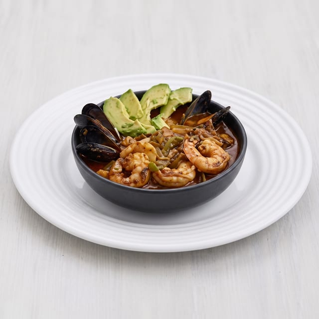 Seafood Molcajete.