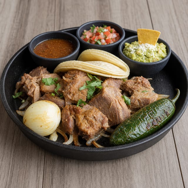 Carnitas Plate.