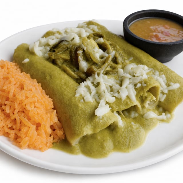 Enchiladas Verdes.